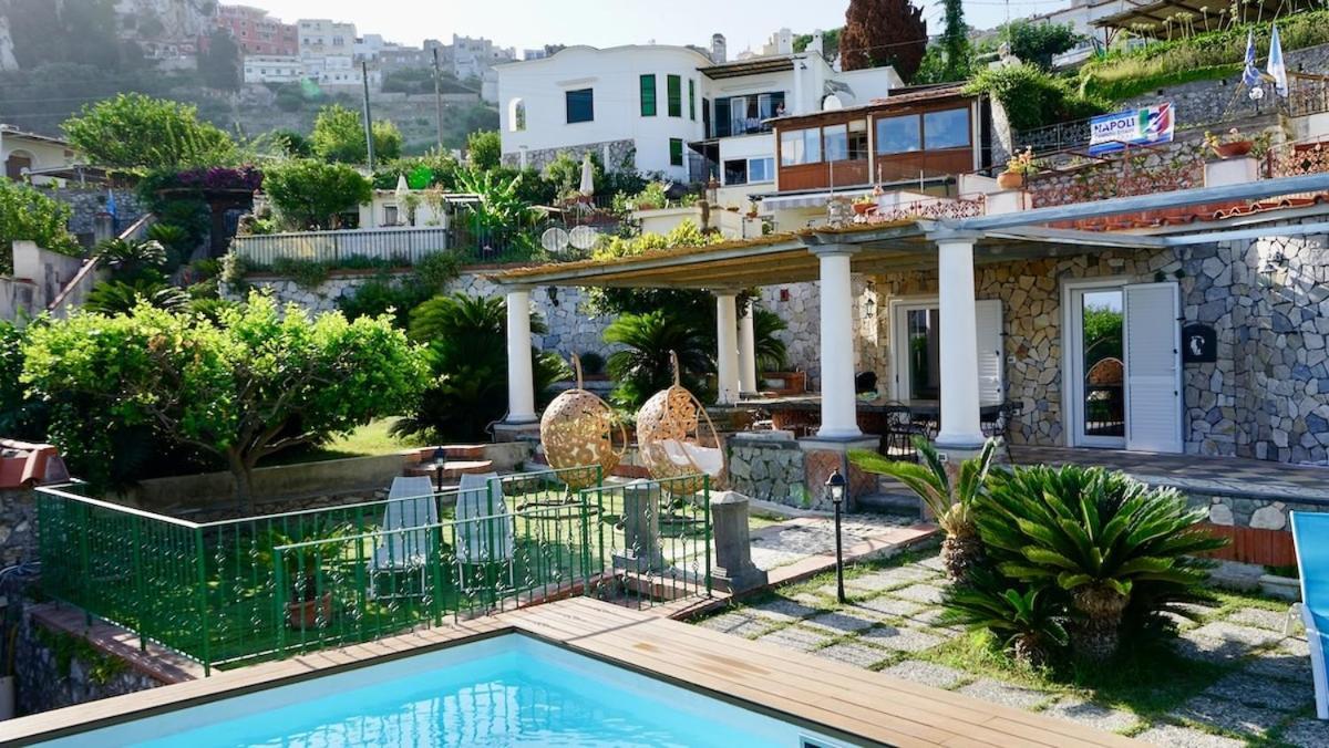 Villa Amalu Capri Piscina E Giardino Dış mekan fotoğraf