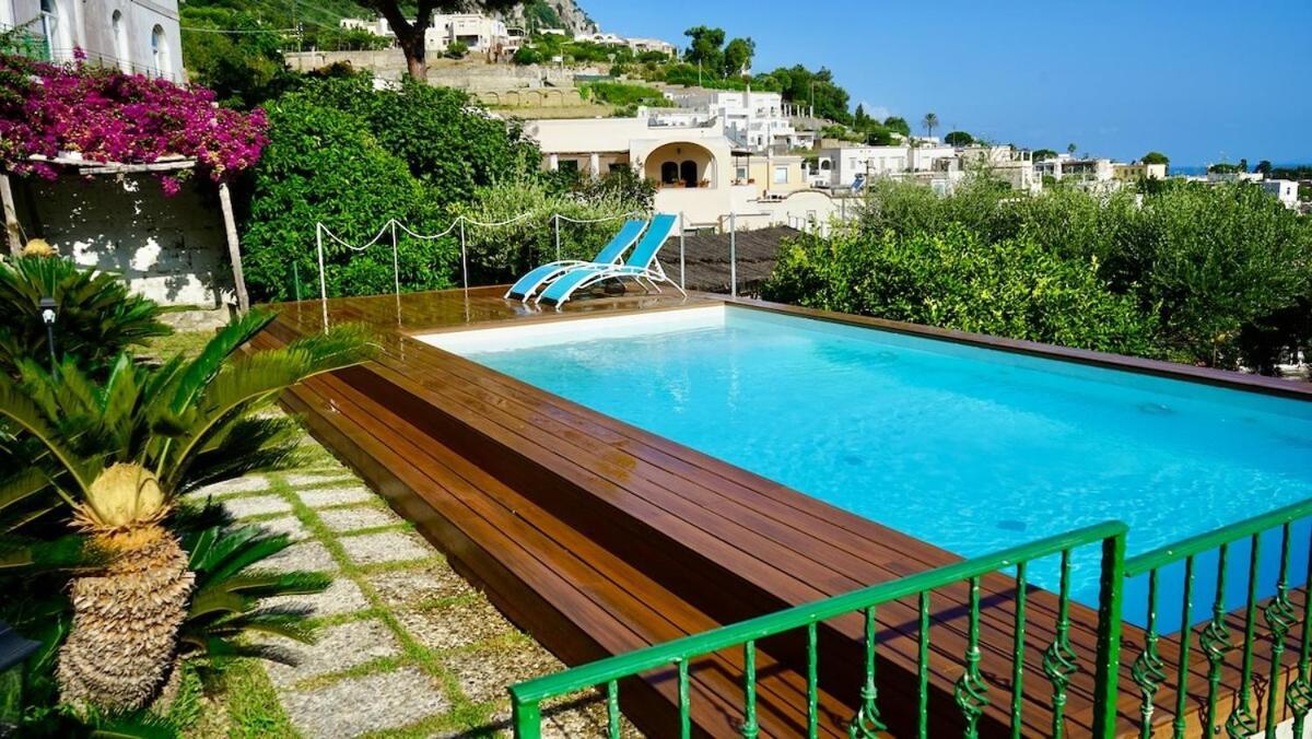 Villa Amalu Capri Piscina E Giardino Dış mekan fotoğraf